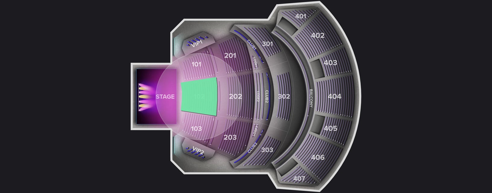 Seat view from Floor