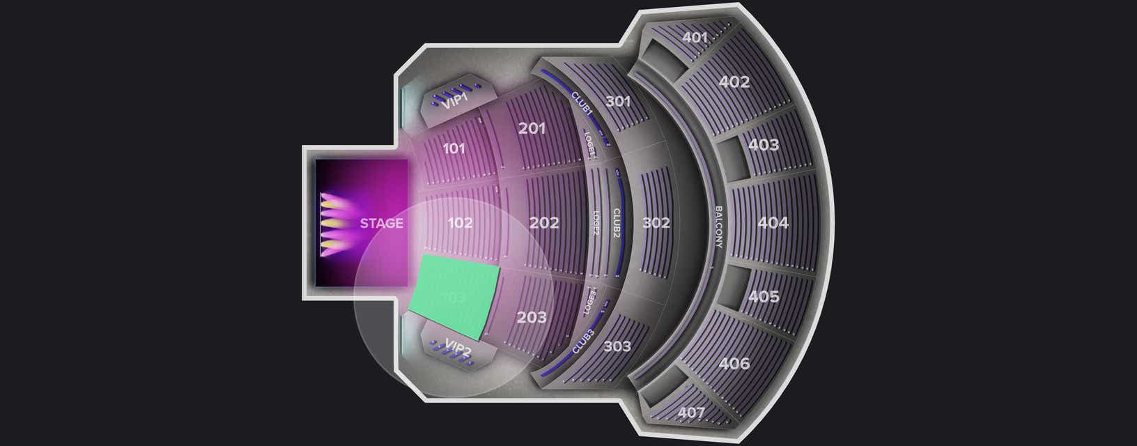 Seat view from Floor