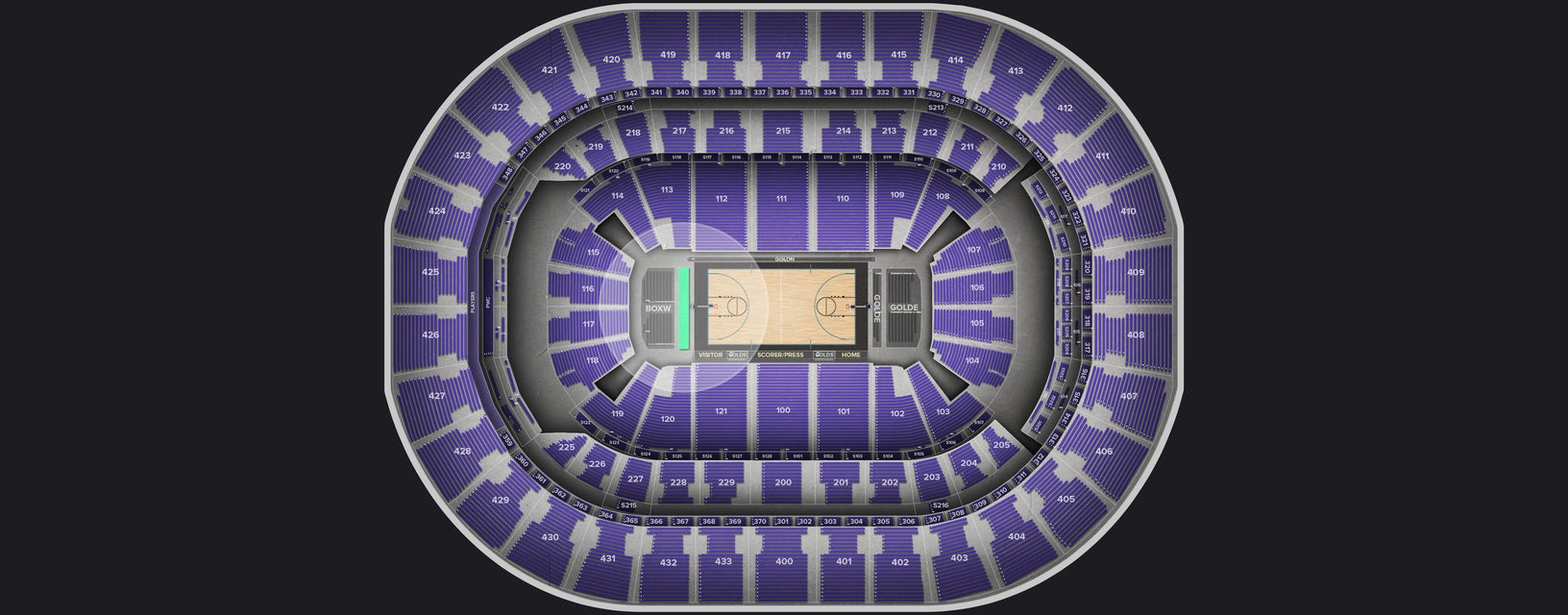 Seat view from Gold West