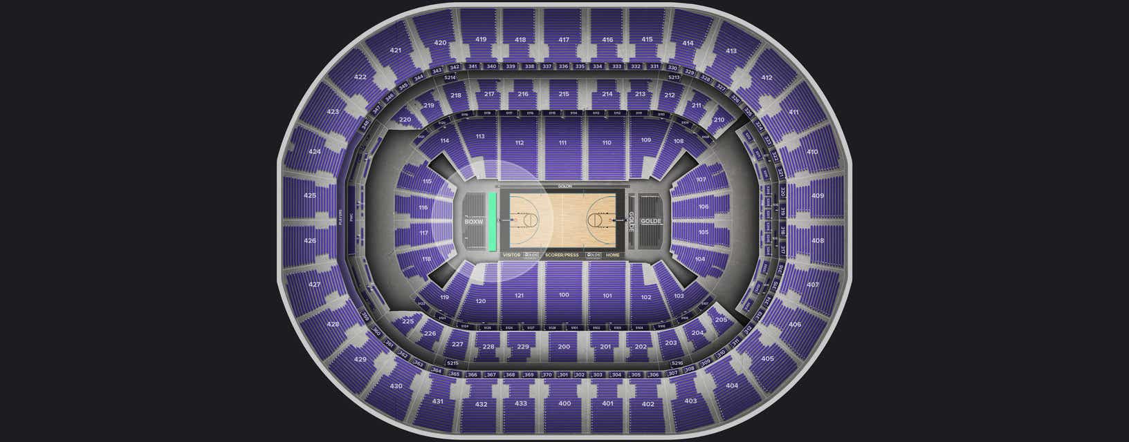 Seat view from Gold West