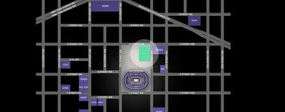 Seat view from Gallery Place Lot