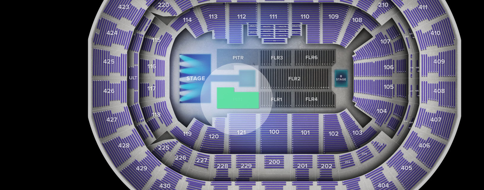 Seat view from PIT