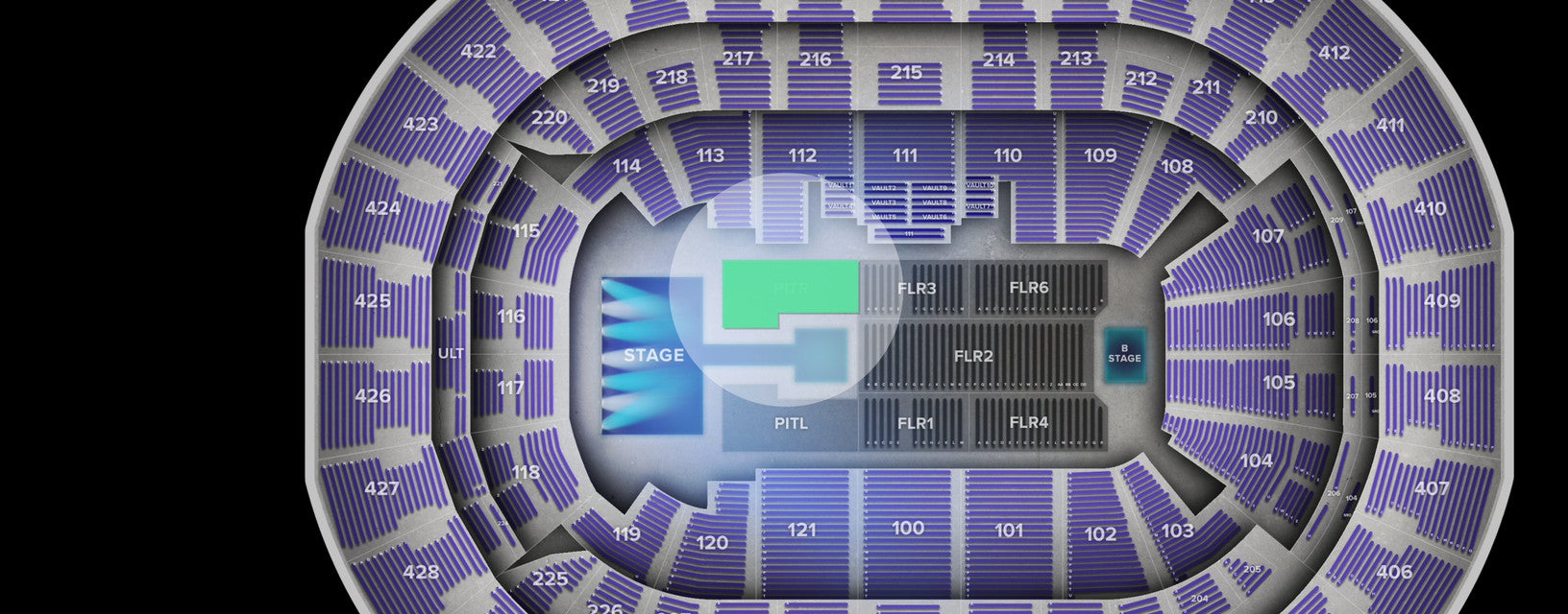 Seat view from PIT
