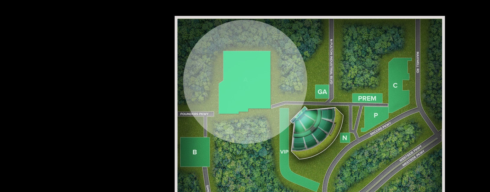 Seat view from Lot