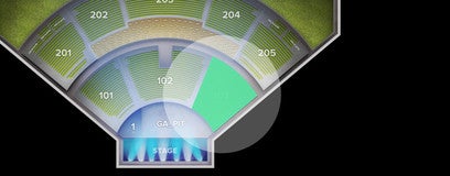 Seat view from Lower