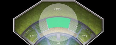 Seat view from Upper