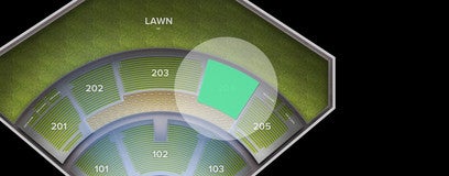 Seat view from Upper