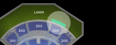 Seat view from Reserved Lawn