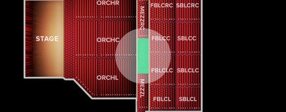 Seat view from Mezzanine Left Center