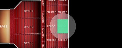 Seat view from Second Balcony Center