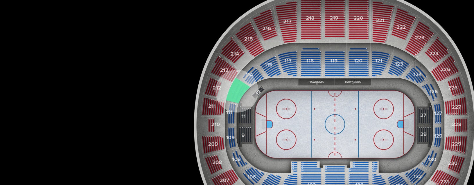 Seat view from Lower