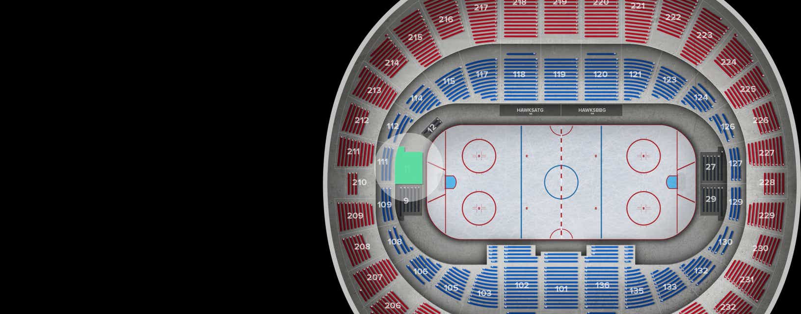 Seat view from Floor