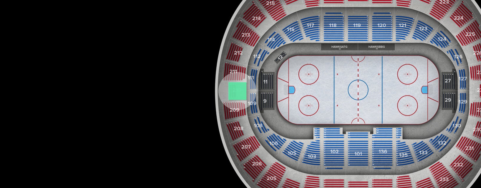 Seat view from Upper