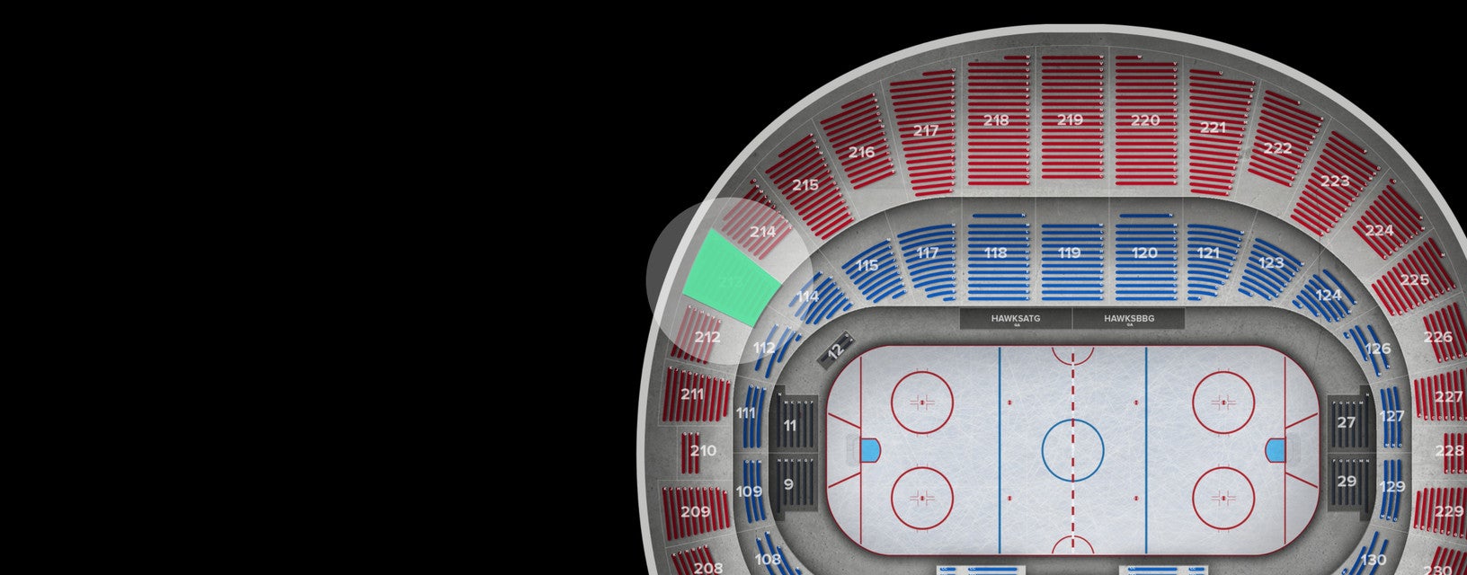 Seat view from Upper