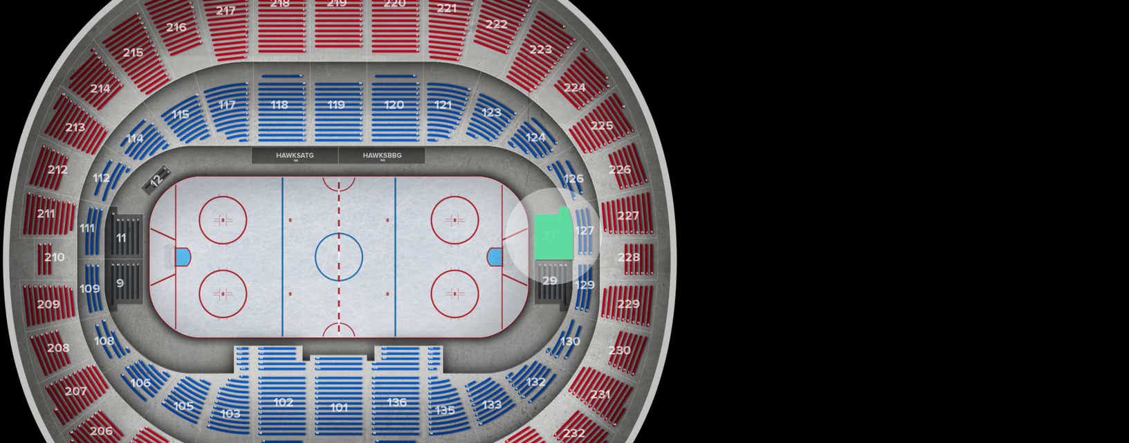 Seat view from Floor