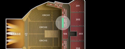 Seat view from Middle