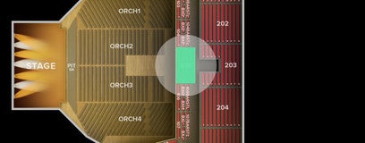 Seat view from Middle