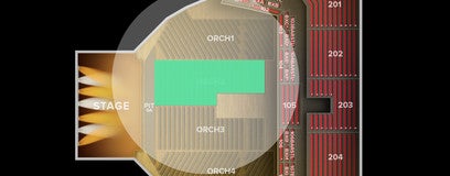 Seat view from Orchestra