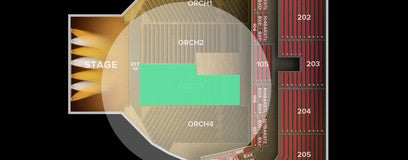 Seat view from Orchestra