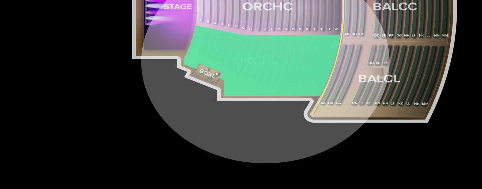 Seat view from Orchestra