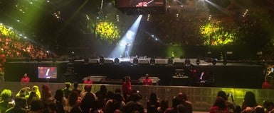 Seat view from