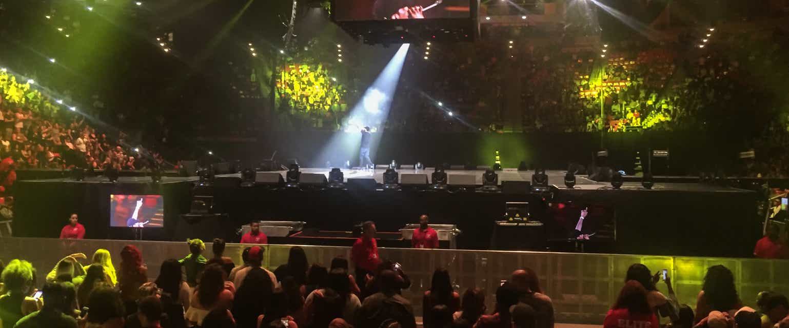 Seat view from GA Floor