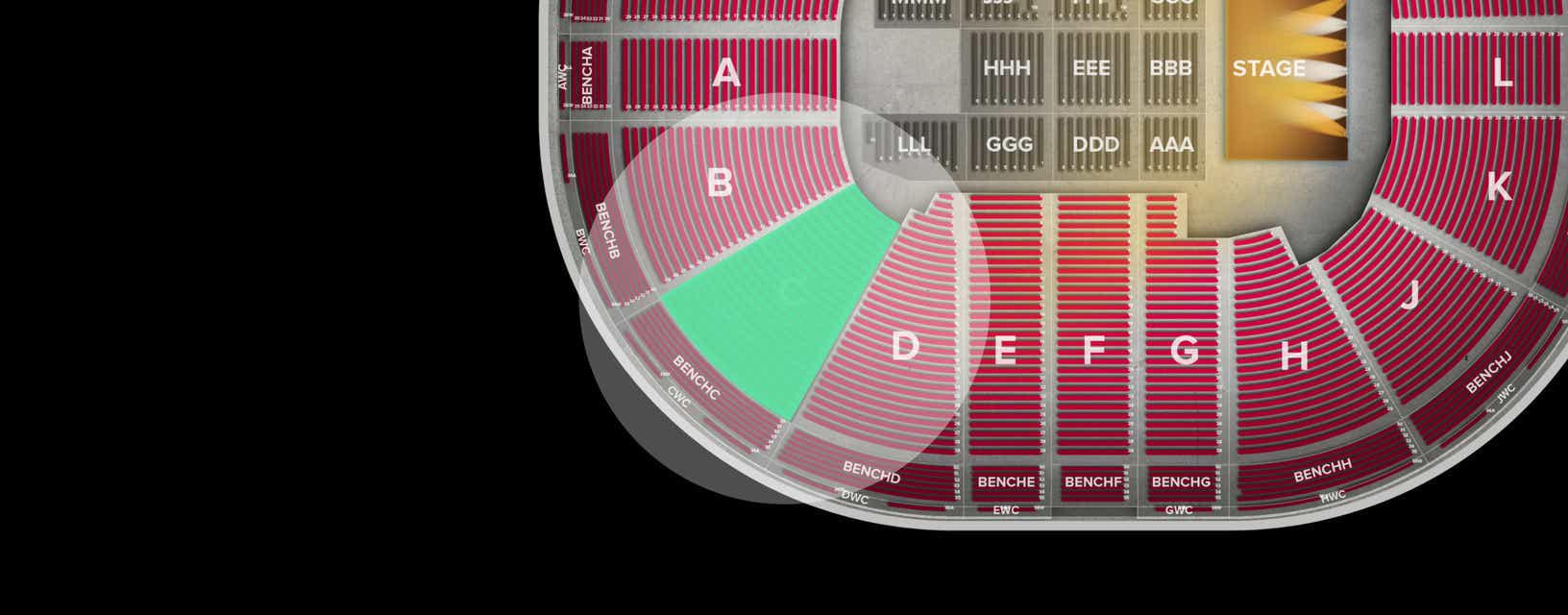 Seat view from Lower