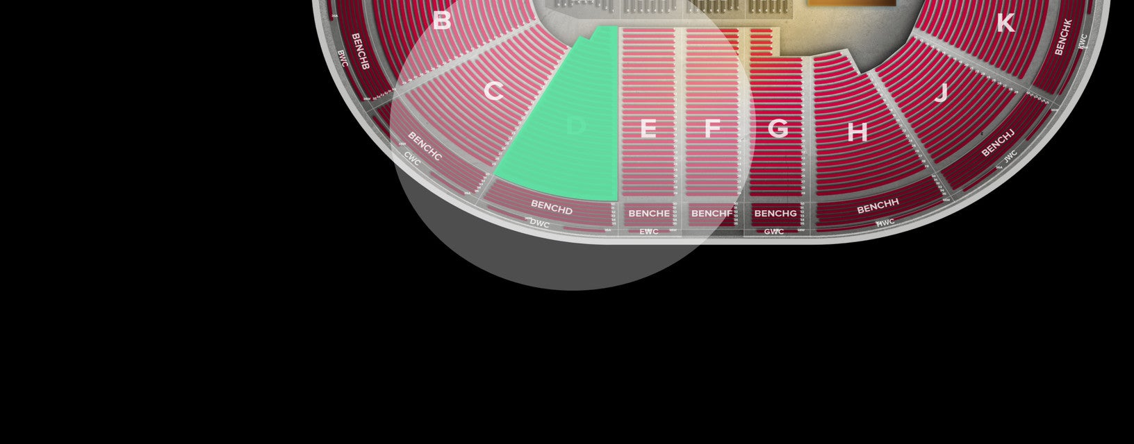 Seat view from Lower