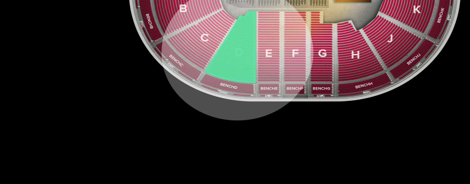 Seat view from Lower