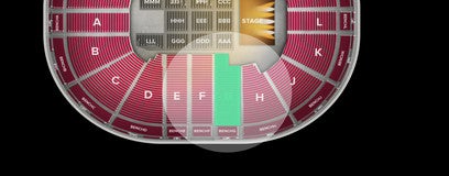 Seat view from Lower