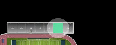 Seat view from Premium