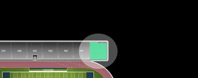 Seat view from Premium