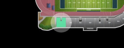 Seat view from Premium