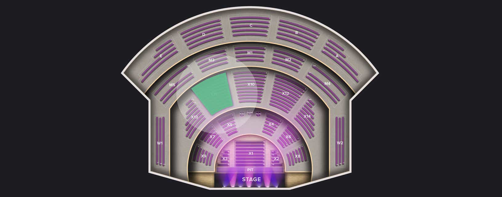 Seat view from Second Ring