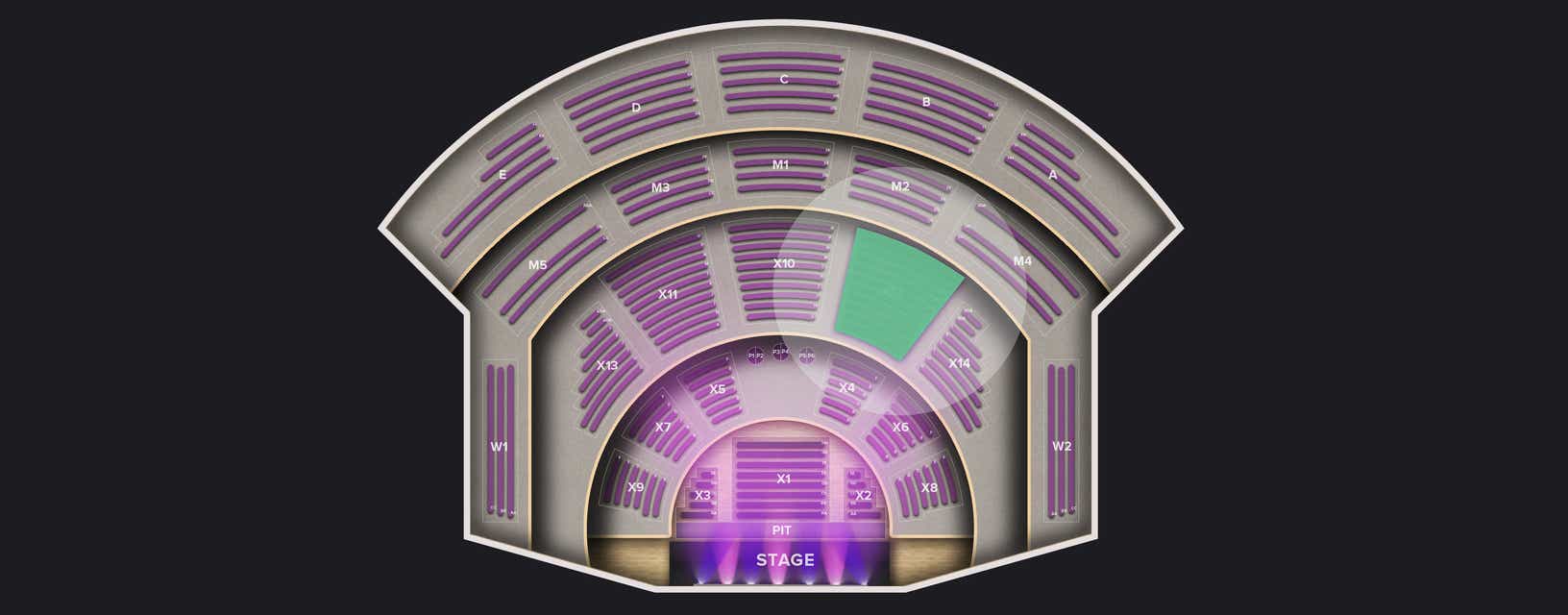 Seat view from Second Ring