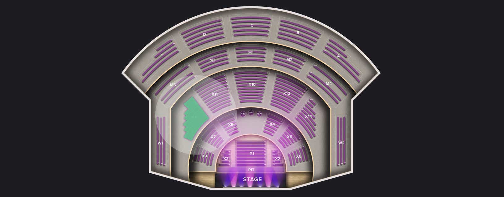 Seat view from Second Ring