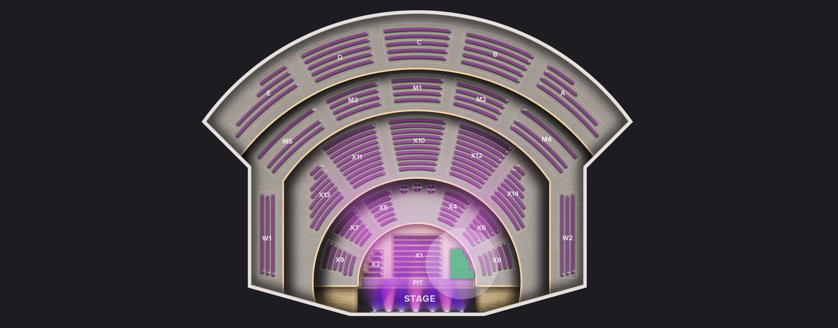 Seat view from Floor