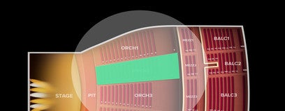 Seat view from Orchestra