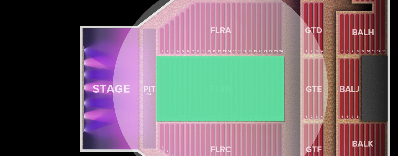 Seat view from Floor