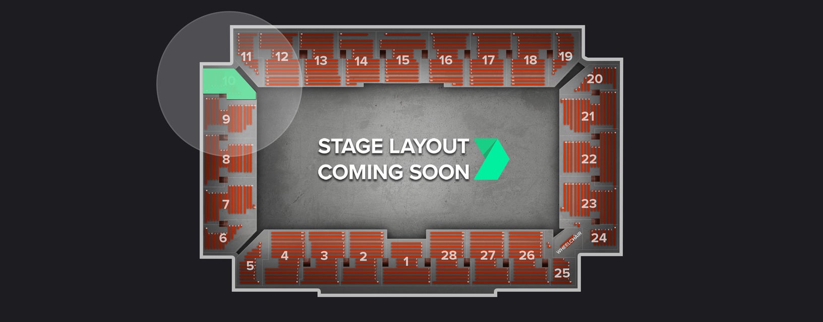 Seat view from Section