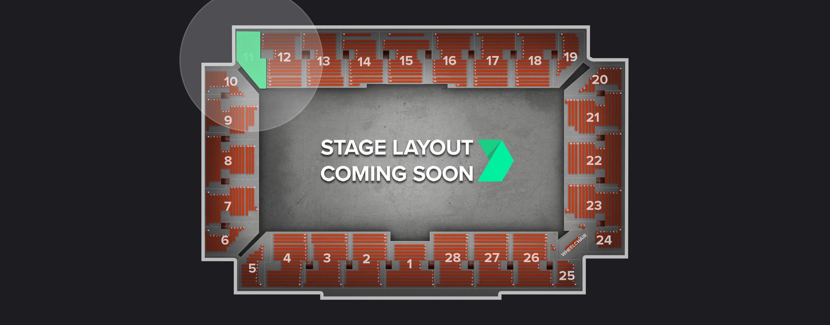 Seat view from Section
