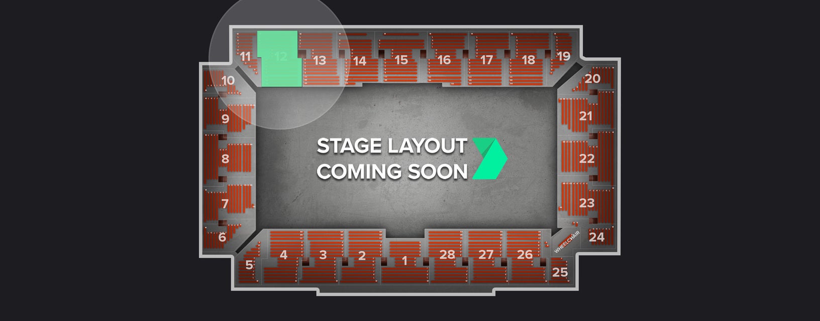 Seat view from Section
