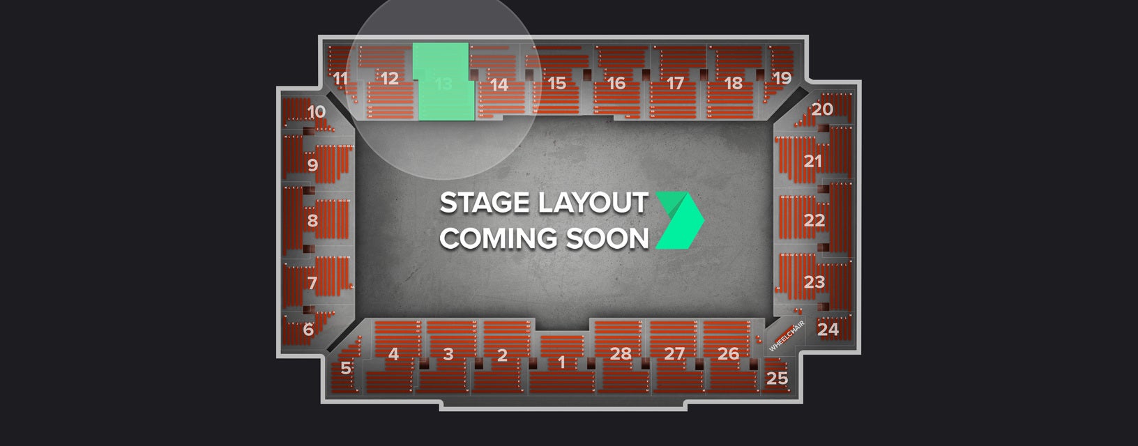 Seat view from Section