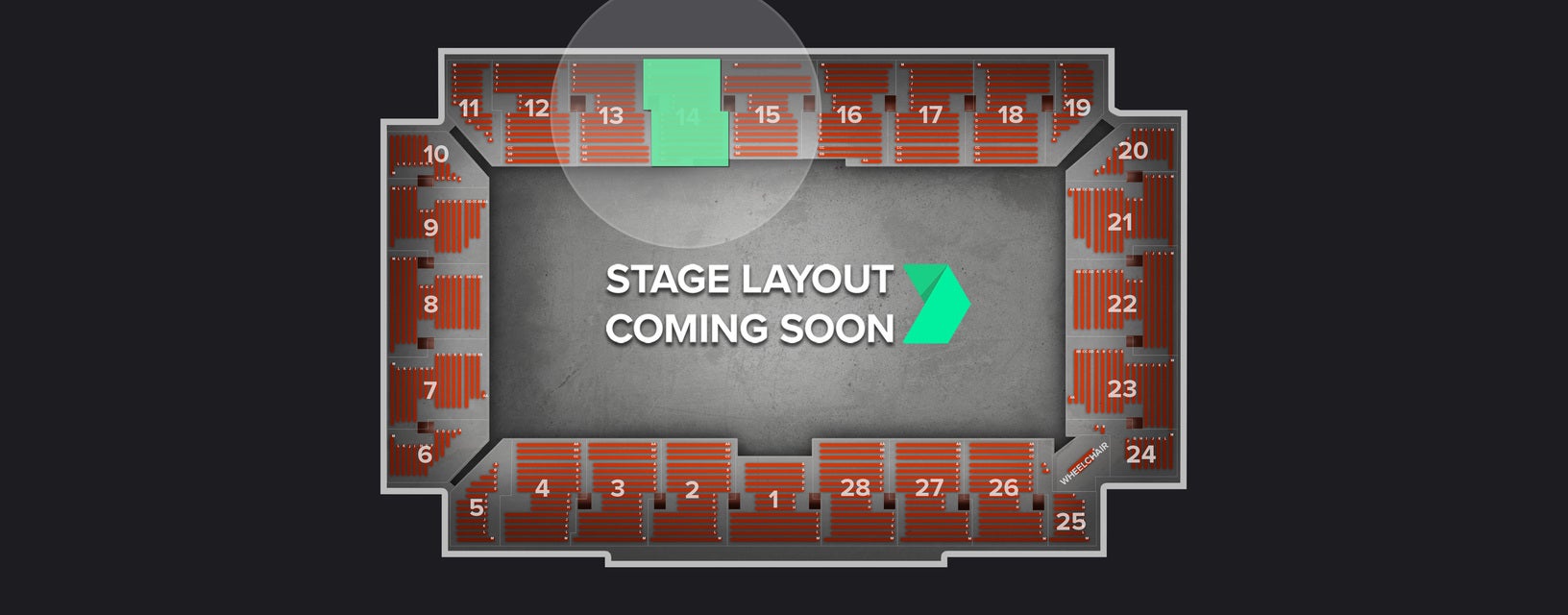 Seat view from Section