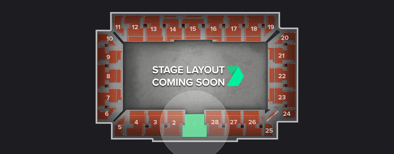 Seat view from Section
