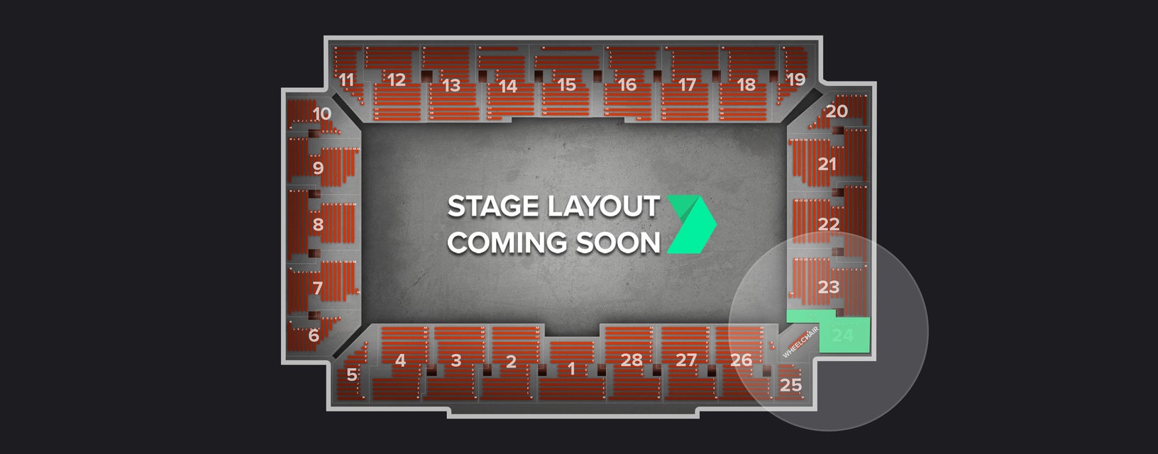 Seat view from Section