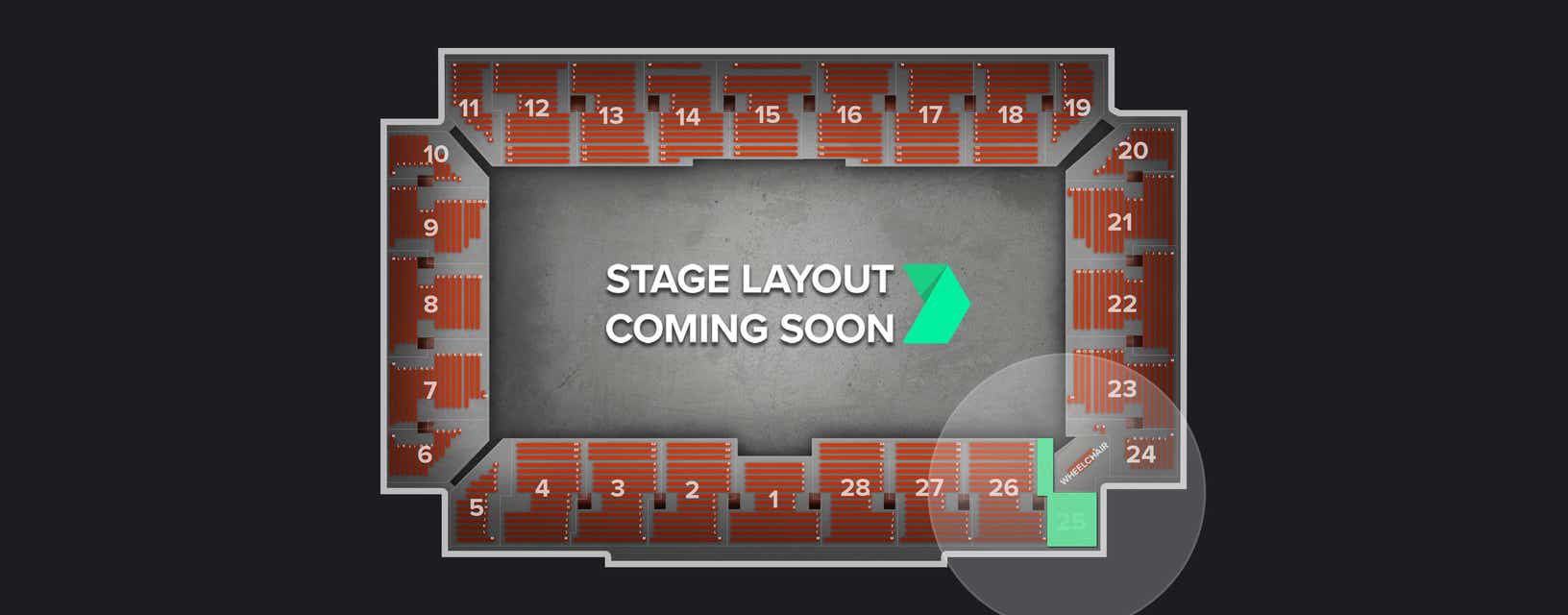 Seat view from Section
