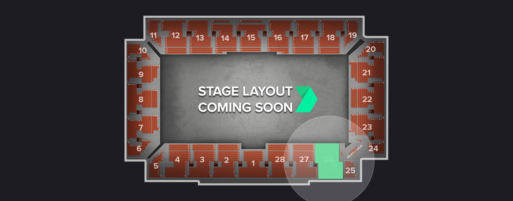 Seat view from Section
