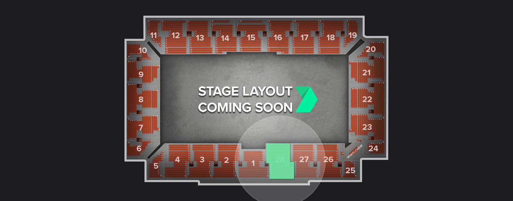 Seat view from Section