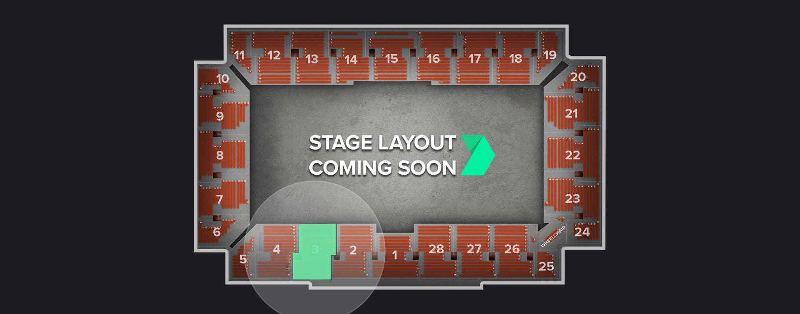 Seat view from Section